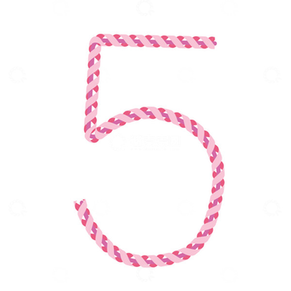 源文件下载【趣麦麦图】3d炫酷彩带文字5