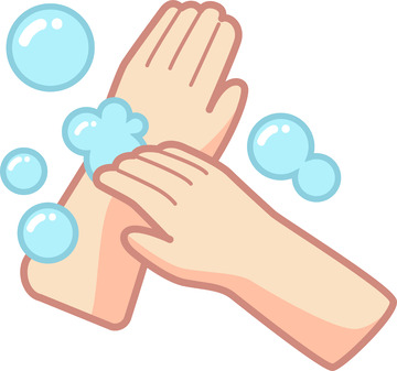 疫情防控防疫勤洗手消毒手部