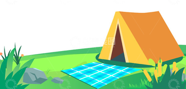 源文件下载【趣麦麦图】国庆欢乐露营出游季