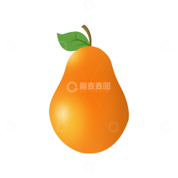源文件下载【趣麦麦图】梨子彩啤梨卡通插画免抠元素