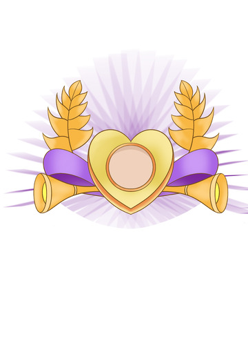 黄色立体风胜利排名小舞台手绘图