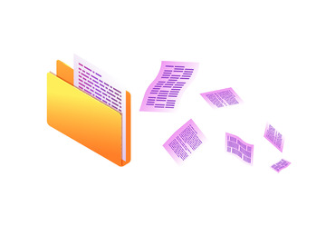 电脑文件夹打开散落文件移出档案