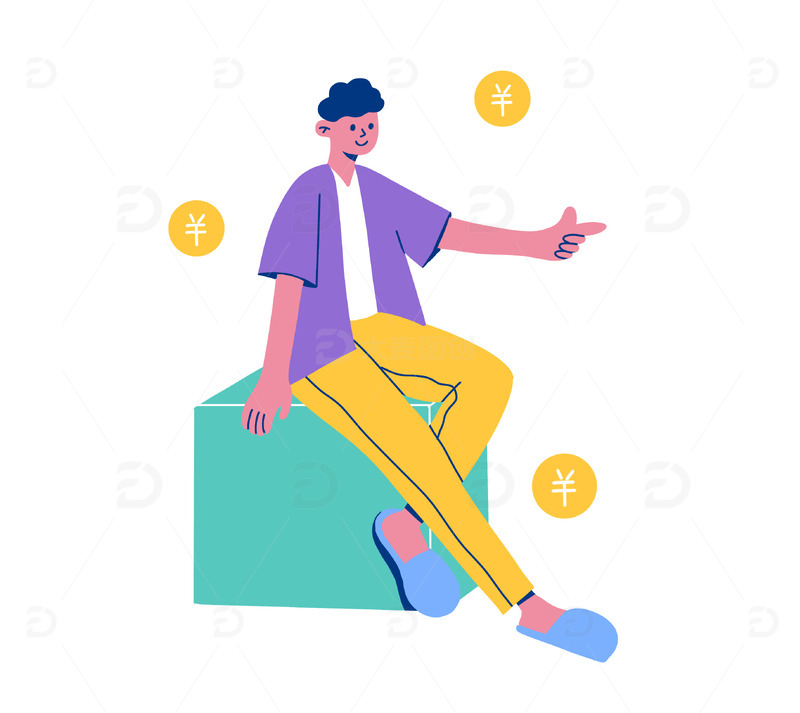 国庆商城积分兑豪礼好礼换购促销活动插画