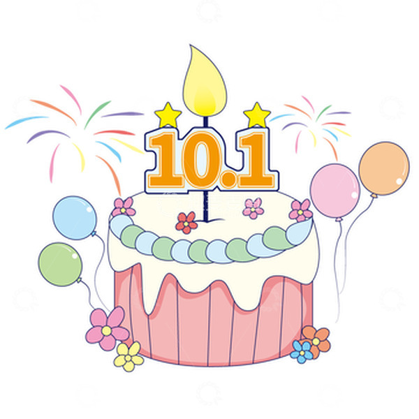 源文件下载【趣麦麦图】粉红色小清新国庆节蛋糕手绘元素