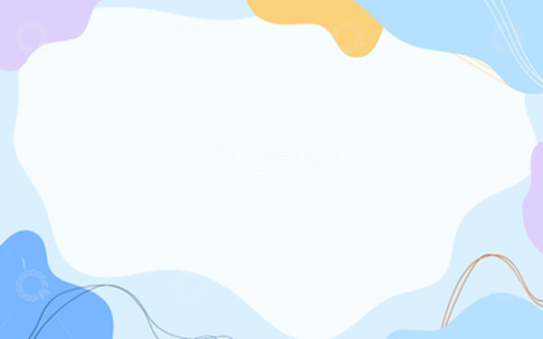 源文件下载【趣麦麦图】-马卡龙彩色叠加不规则线条背景