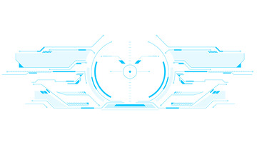 科技渐变感线框