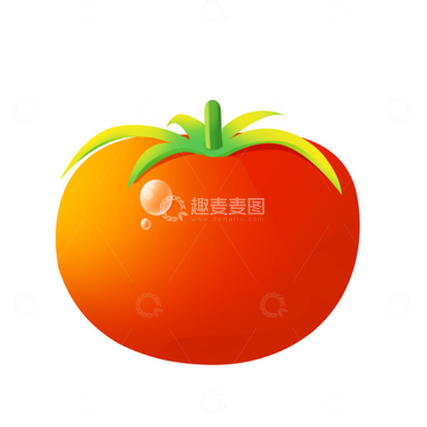 源文件下载【趣麦麦图】手绘卡通丰收的西红柿