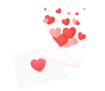 恋爱告白信封