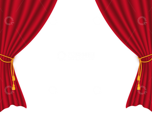 源文件下载【趣麦麦图】红色幕布窗帘红绸国庆中秋节日年会喜庆装饰