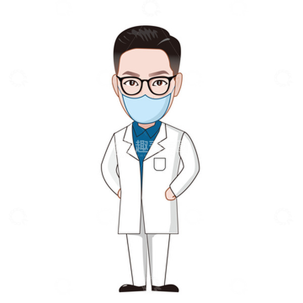 源文件下载【趣麦麦图】-白色清新医生医疗手绘图