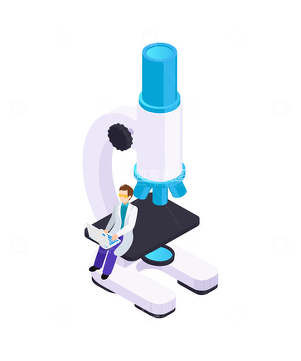 源文件下载【趣麦麦图】生物科学显微镜医疗检查健康监测
