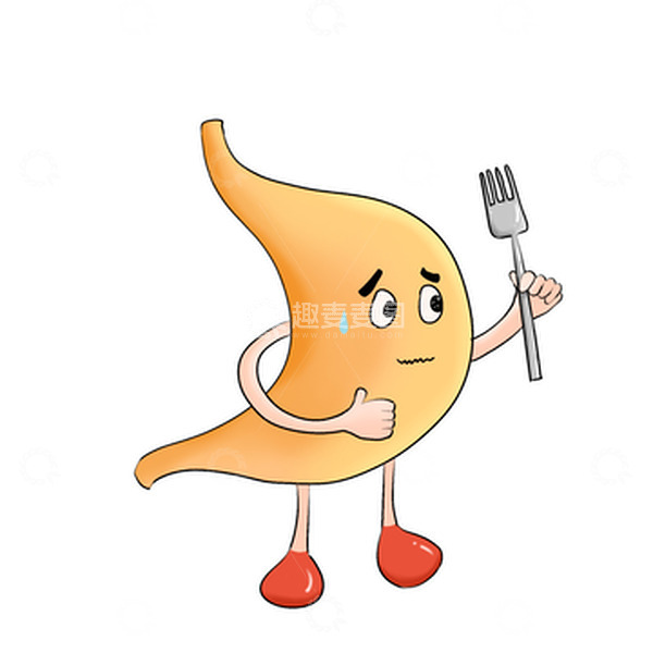 源文件下载【趣麦麦图】手绘医疗器官胃
