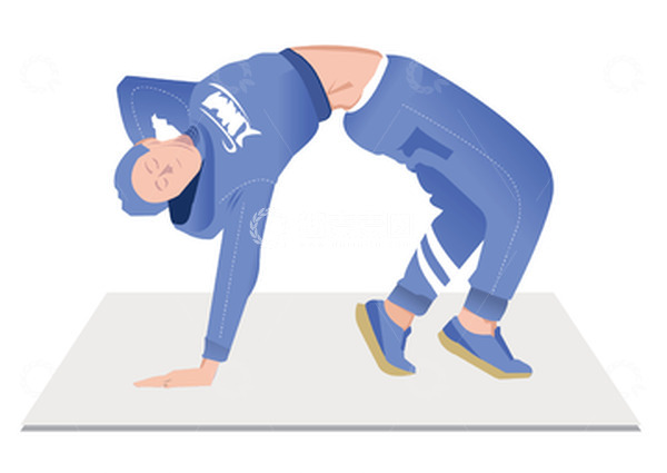 源文件下载【趣麦麦图】健身动感简约人物插画