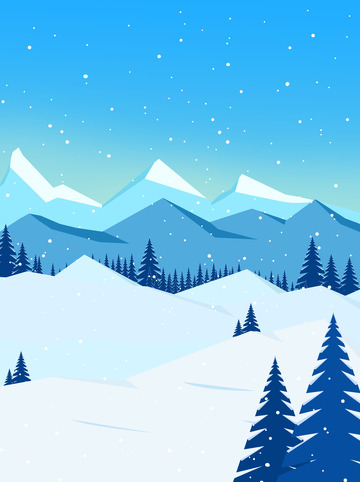 立冬小雪大雪霜降冬天背景