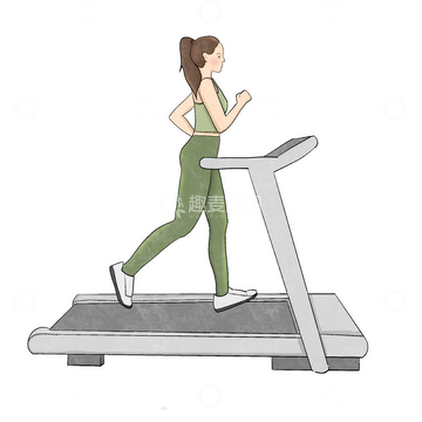 源文件下载【趣麦麦图】手绘跑步运动健身