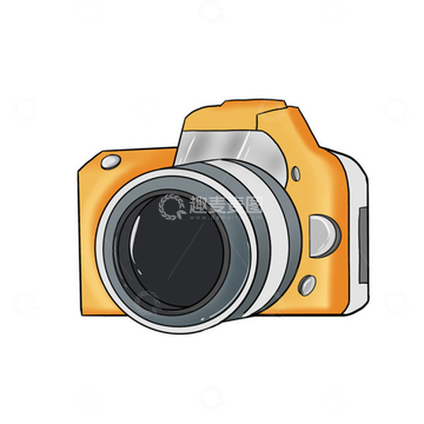 源文件下载【趣麦麦图】手绘旅游相机
