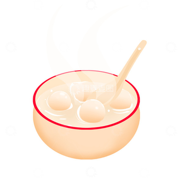 源文件下载【趣麦麦图】手绘汤圆冬至立冬元素