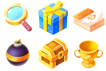 彩色渐变ui精细icon图标设计