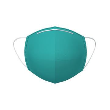 3D立体医用绿色口罩医疗用口罩
