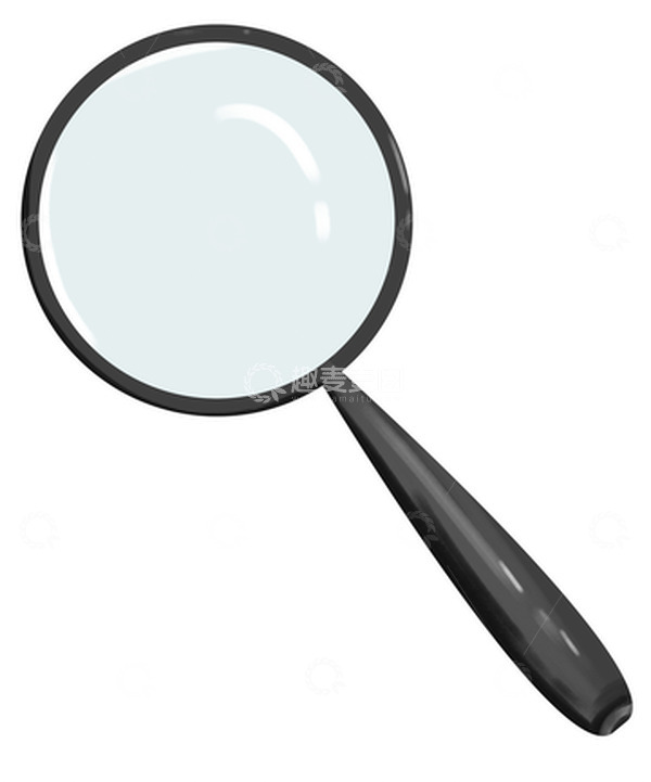 源文件下载【趣麦麦图】放大镜手工科普研究观察学习