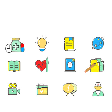 图标 简约 可爱 彩色