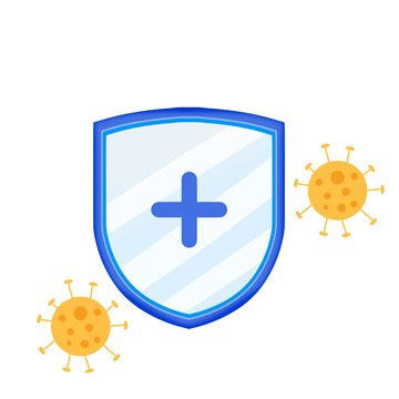 医学病毒免疫系统元素