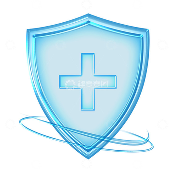 源文件下载【趣麦麦图】-透明防疫安全保护盾牌光效科技元素