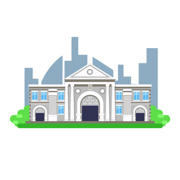 大学城市旅游地标建筑