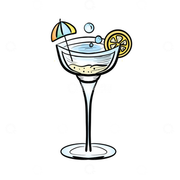 源文件下载【趣麦麦图】手绘简约饮料饮品酒杯冰饮果汁可爱元素
