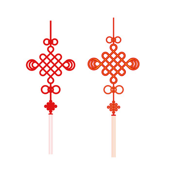 中国结挂件装饰贴纸