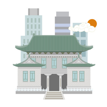 南京民国风建筑元素
