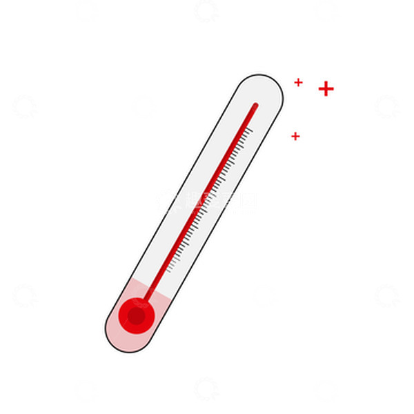 源文件下载【趣麦麦图】简约医疗健康体温计手绘元素