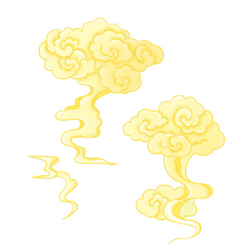 中国风国潮节日装饰素材祥云