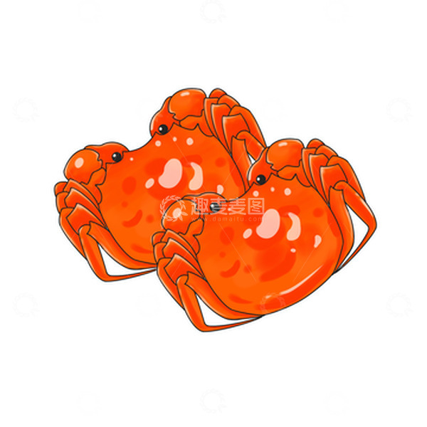 源文件下载【趣麦麦图】秋分阳澄湖大闸蟹