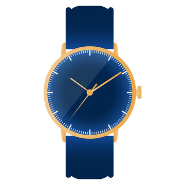 手表 简约 微渐变 高对比色