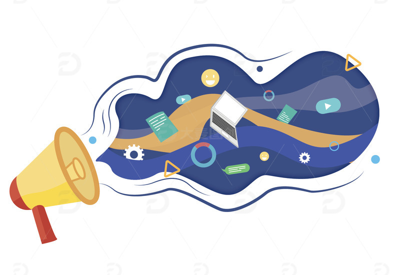 源文件下载【趣麦麦图】商务风招聘企业元素