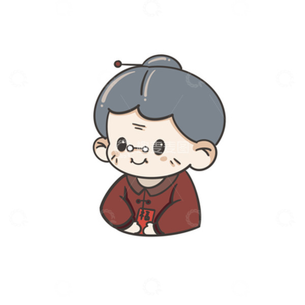 源文件下载【趣麦麦图】重阳节卡通长辈头像