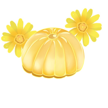 重阳菊花糕成顺水晶手绘菊花糕