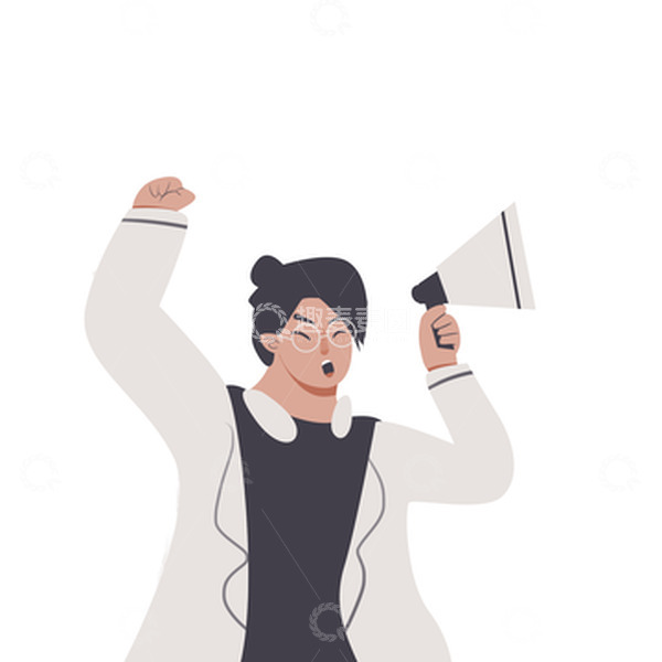 源文件下载【趣麦麦图】招聘科研人员插画扁平风PNG