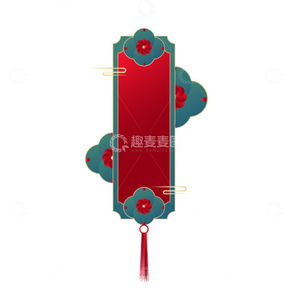 源文件下载【趣麦麦图】AI矢量国潮中国风边框标题栏