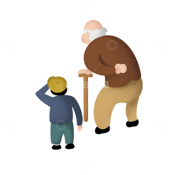 源文件下载【趣麦麦图】九月九重阳节登高