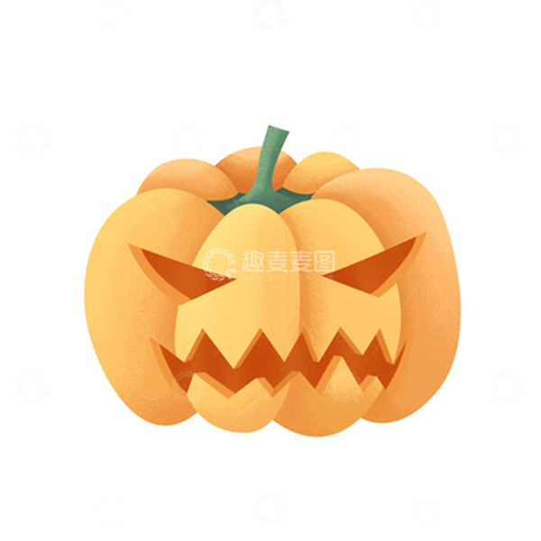 源文件下载【趣麦麦图】万圣节手绘可爱南瓜