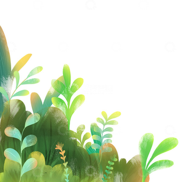 源文件下载【趣麦麦图】绿色小清新植物