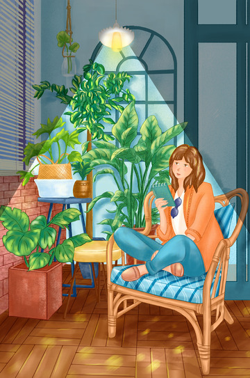 绿色清新节日计划手绘图