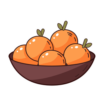 新年元旦大吉大利橘子团圆喜庆素材