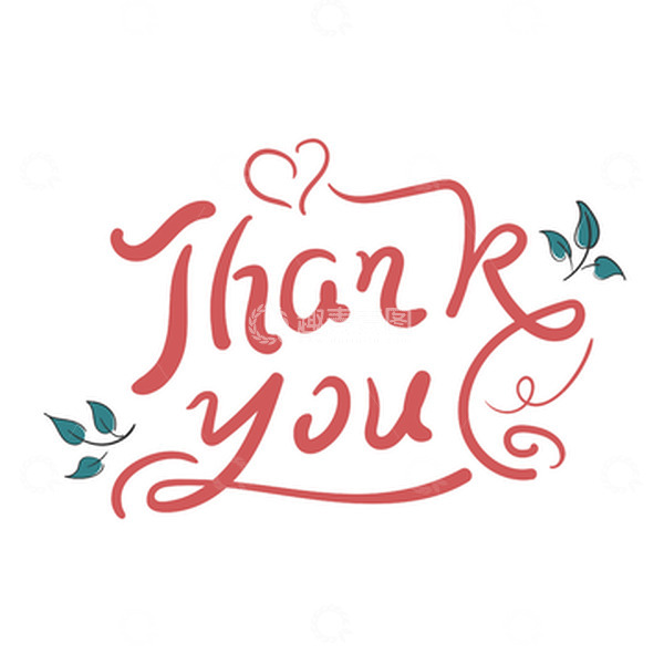 源文件下载【趣麦麦图】感恩节英文谢谢你艺术字
