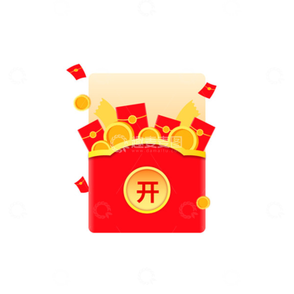 源文件下载【趣麦麦图】双十一红包金币元素