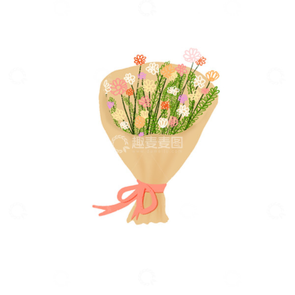 源文件下载【趣麦麦图】感恩节彩色鲜花