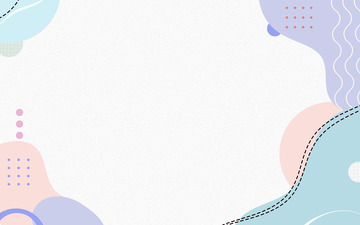 马卡龙线条色块低饱和背景