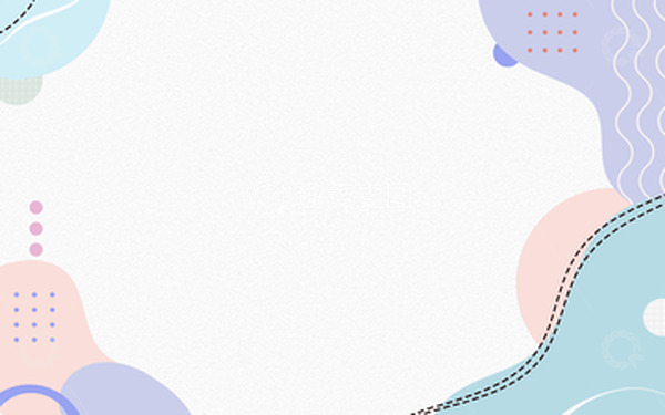 源文件下载【趣麦麦图】马卡龙线条色块低饱和背景